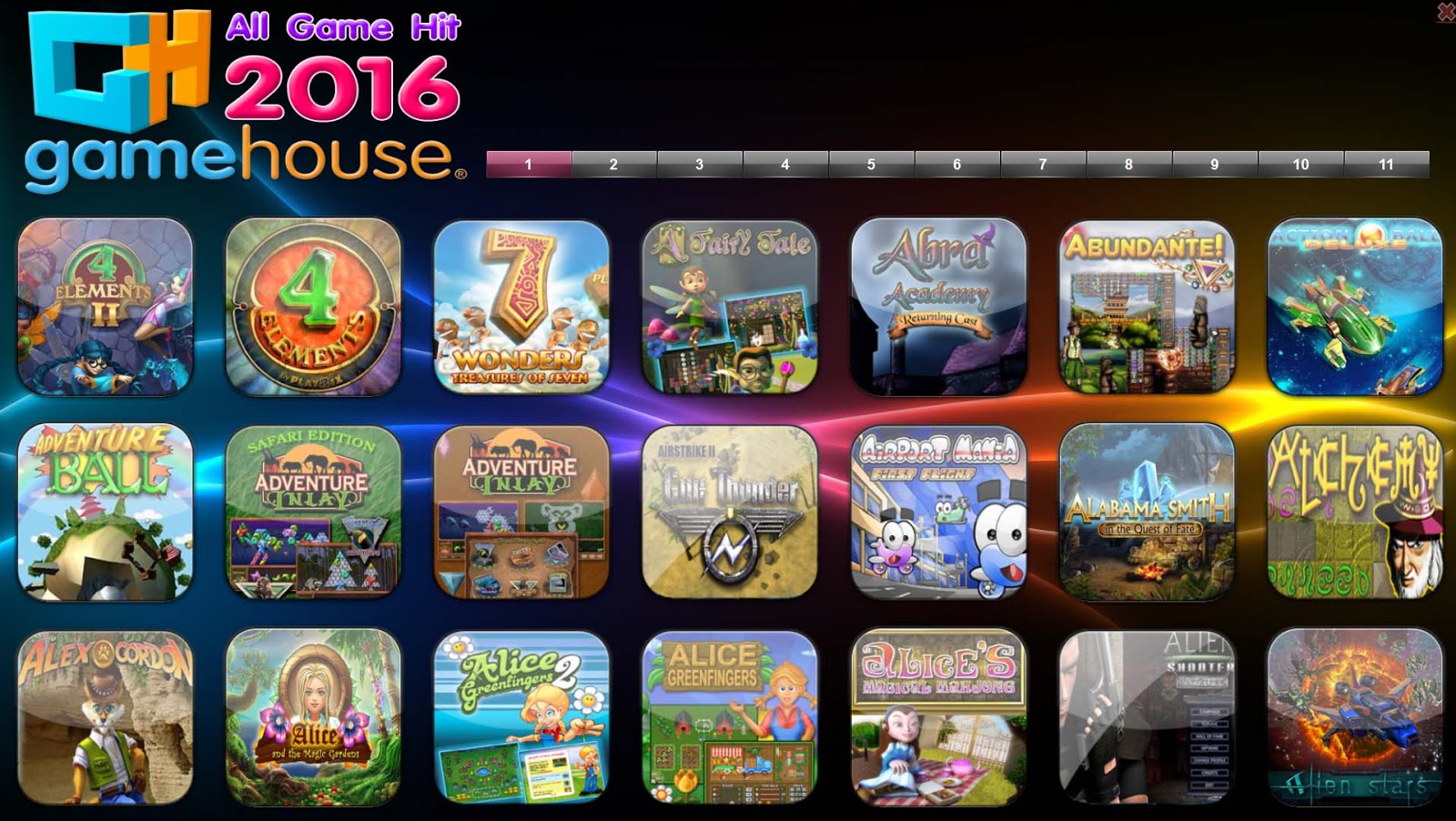 gamehouse games collection airxonix